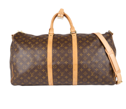 Keepall Bandoulière 55, Canvas, Monogram, MB1015, S, 3*